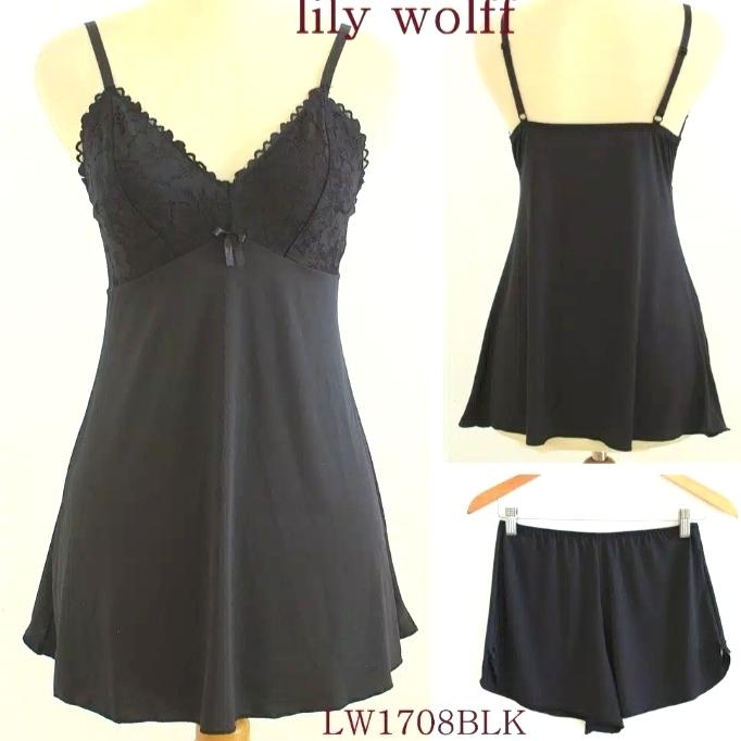 LINGERIE LILY WOLFF BAJU TIDUR SETELAN CELANA SEXY (VICTORIA SECRETS