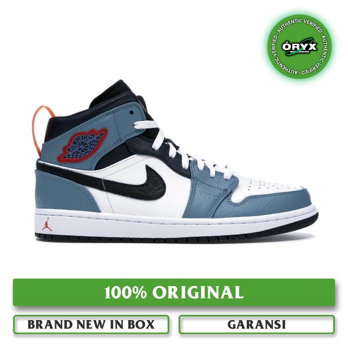 Nike Air Jordan 1 Mid Facetasm Fearless / White / Teal / Black / Red