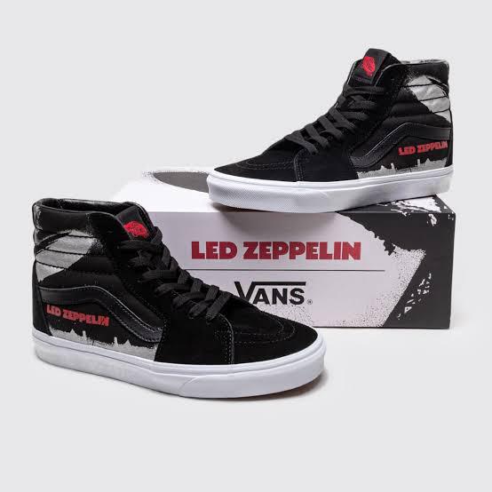 Vans x Led Zeppelin Sk8 High Black White