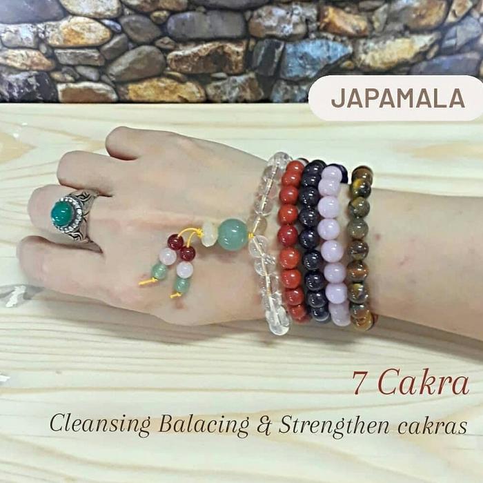 TASBIH BUDDHA 108 - 7 CAKRA 8MM