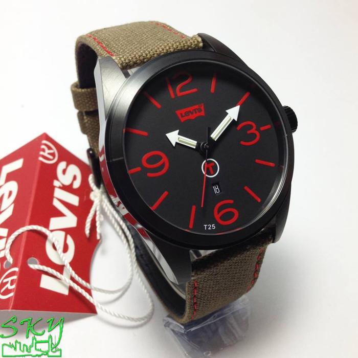 LEVIS LTK0202 - Jam Tangan Pria Kulit Original - Brown