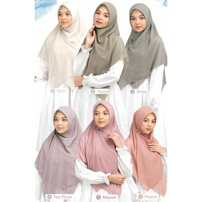 Hijab Segiempat Voal Almaa' Jilbab Arfa Afra