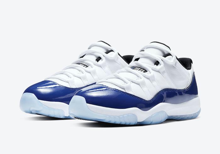 Nike Womens Air Jordan 11 Low Retro "White Concord" Original BNIB