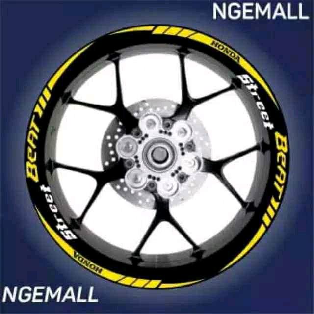 sticker velg motor honda beat street