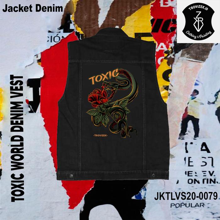 Jaket rompi vest custom motor