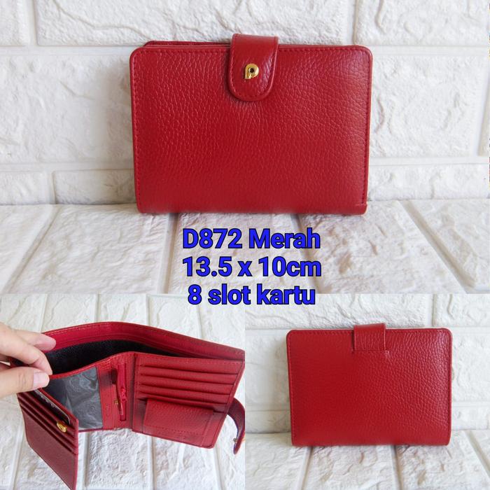 Dompet Papillon Original D872 Merah