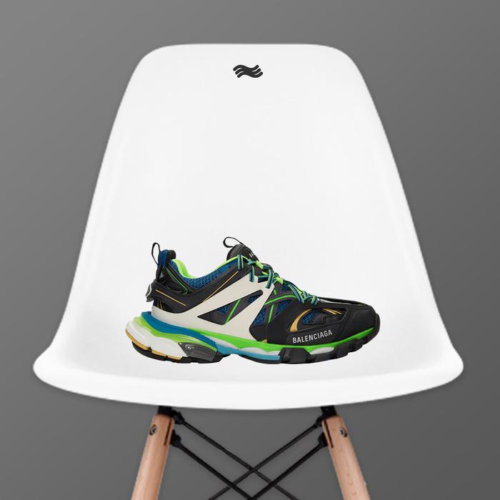 Balenciaga Track Trainer Black Green
