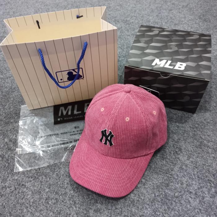 Topi MLB ORIGINAL Import - NY Conduray Pink Logo Small Black