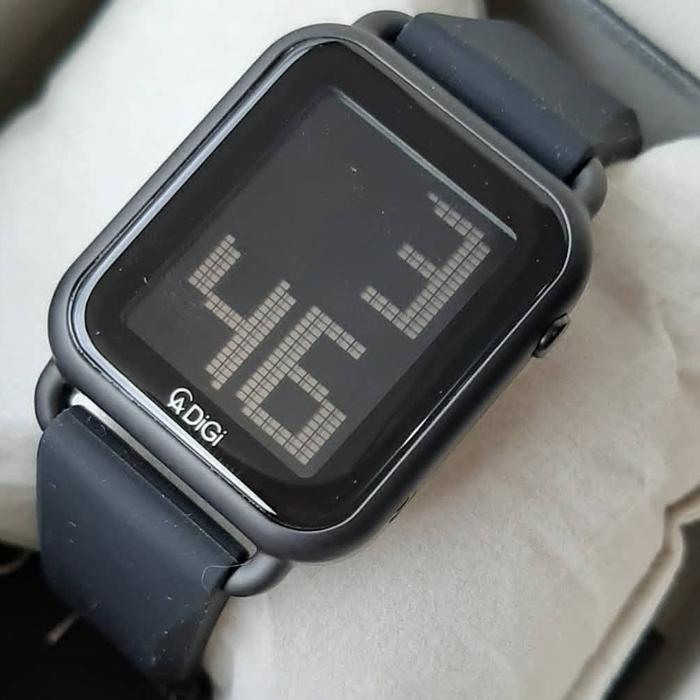 Alexandre Christie Digi AC9332 Black Jam Tangan Original