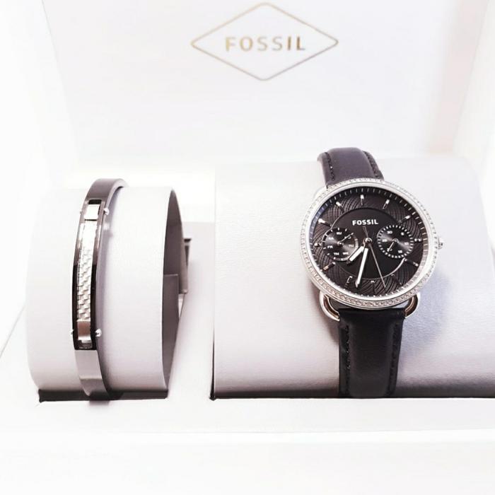 Jam Tangan Wanita Fossil ES4262 Baterai 3.5cm Fullset Gelang LIMITED