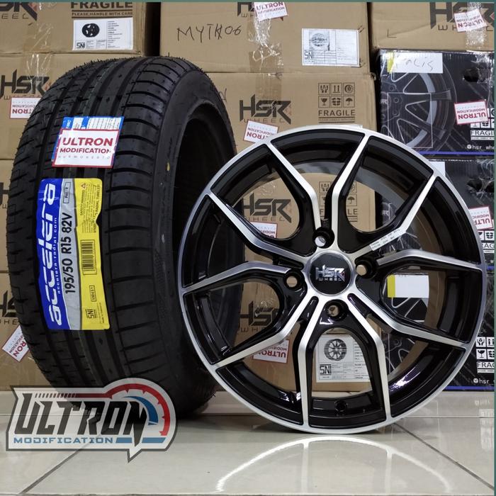 VELG MOBIL RING 15 AGYA HSR + BAN ACCELERA PALANGKARAYA