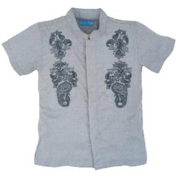 Versail Enfant Koko Wing Grey Bordir Grey - SM7055