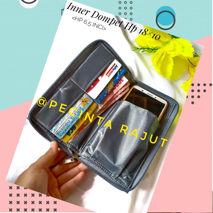 INNER DOMPET RAJUT HP FURING TAS RAJUT