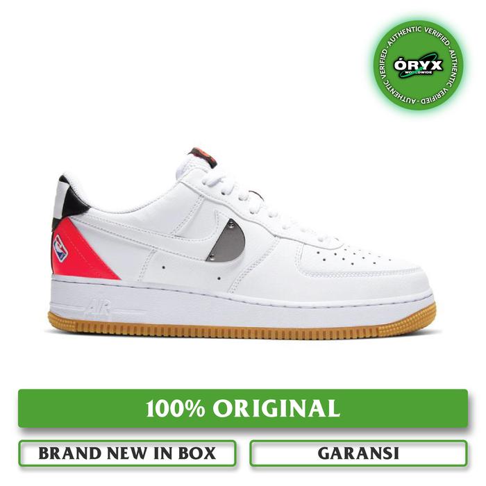 Nike Air Force 1 LV8 NBA White / Bright Crimson / Black / White