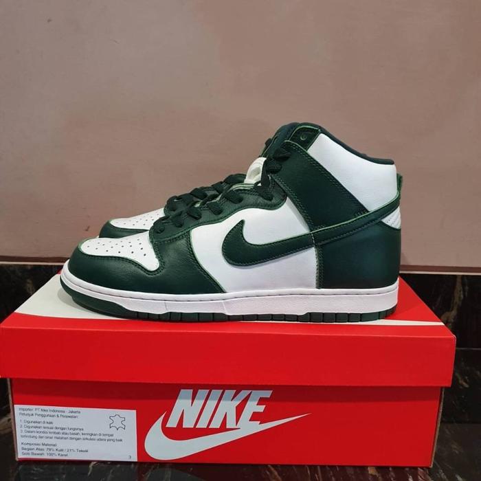 nike dunk high spartan green