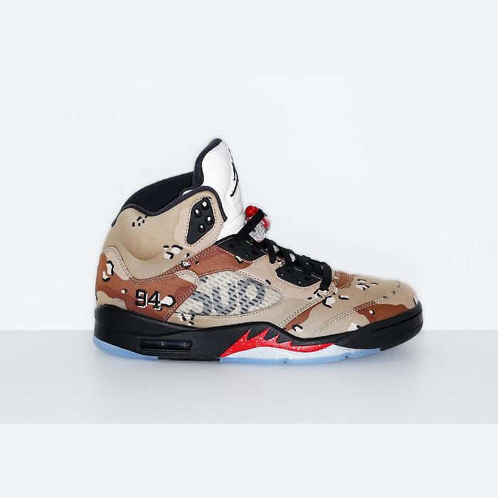 Supreme x Air Jordan 5 Retro "Desert Camo"