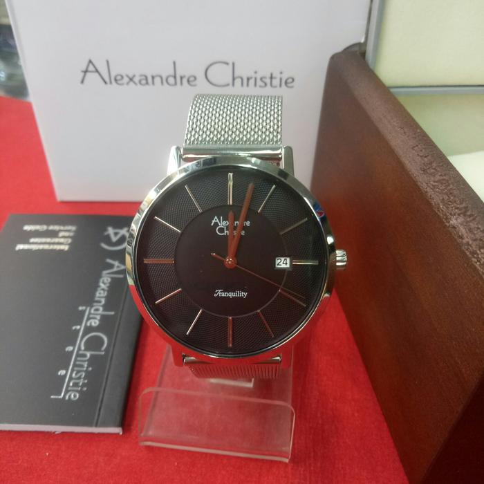 Jam Tangan Analog Pria Alexandre Christie AC 8627 MD all stainless