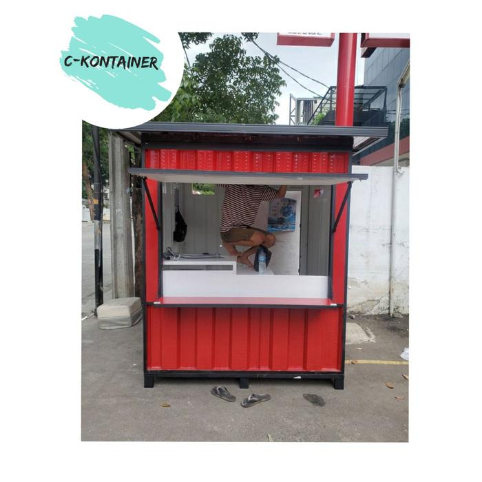 booth kontainer custom design m01