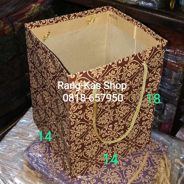Paper bag Nastar Batik kraft samson
