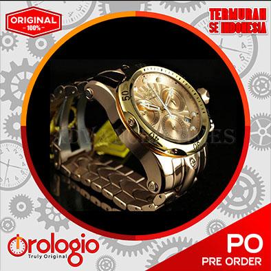 Invicta Mid-Size 46mm Venom SWISS MOVT 18K Rose Gold - Ori & Termurah