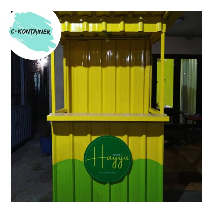 booth kontainer custom design hk02