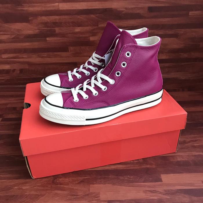 Converse 70s Rose Maroon Violet Leather 167063C