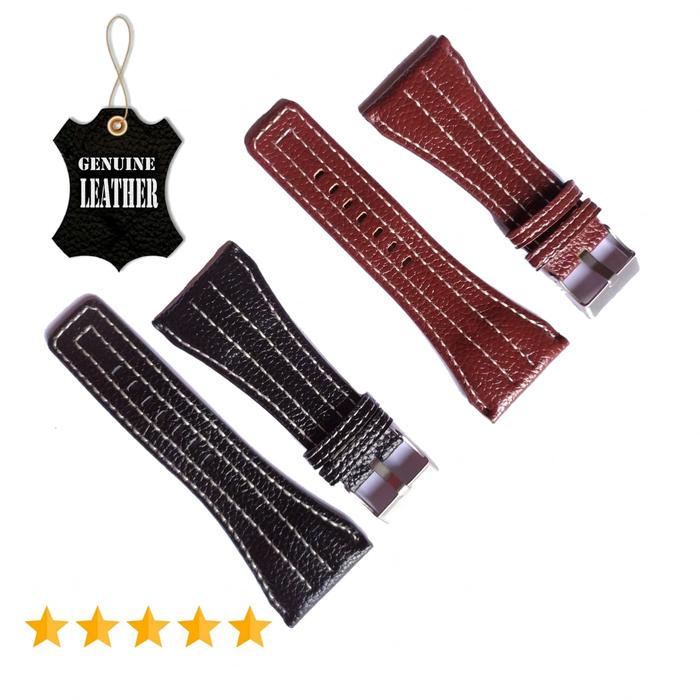 Strap 38mm Tali Kulit Leather Jam Tangan Diesel ORI