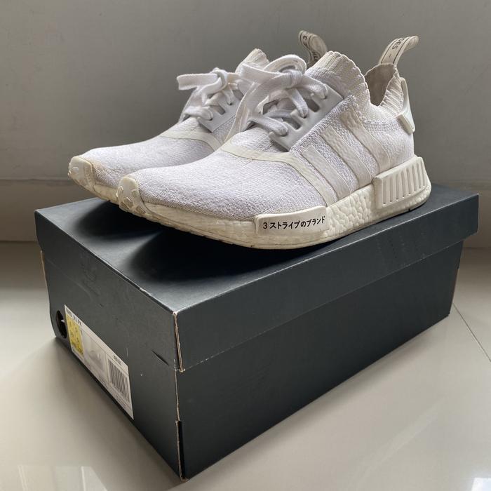 Adidas NMD R1 PK Japan White Women Size US 6/EUR 38 ⅔ SECOND