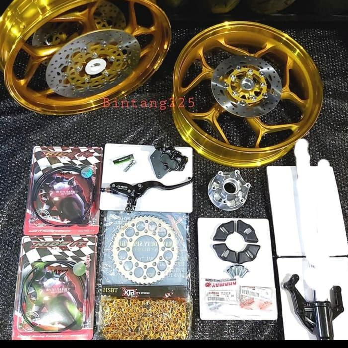 VELG R15 V3 lebar triple disk VELG R15 V3 double disk depan
