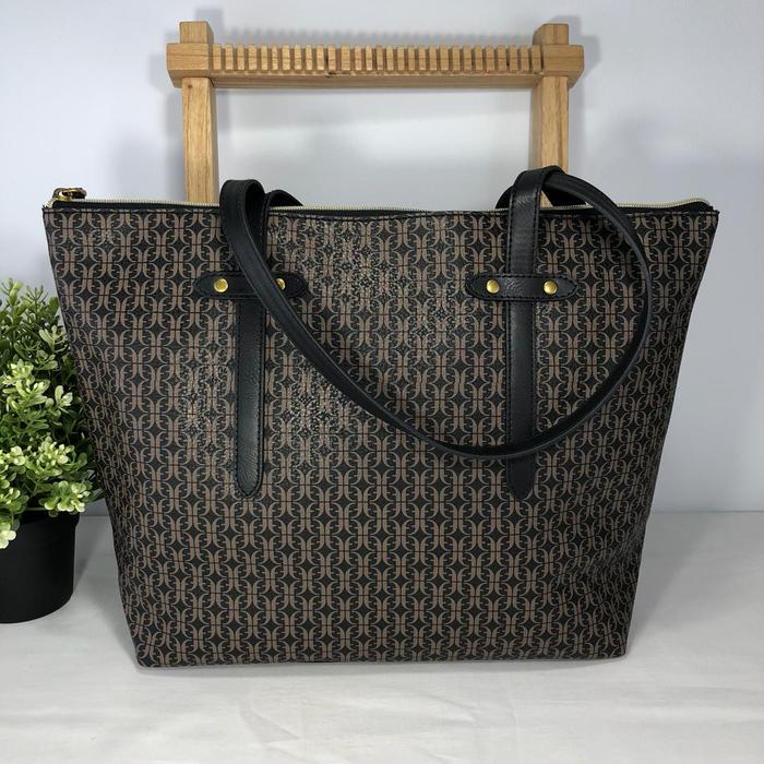 Fossil Felicity Tote Black Brown