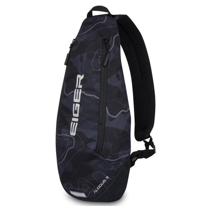 Tas Eiger Aldous 2 Cross Body Sling Bag Camo Black ORIGINAL