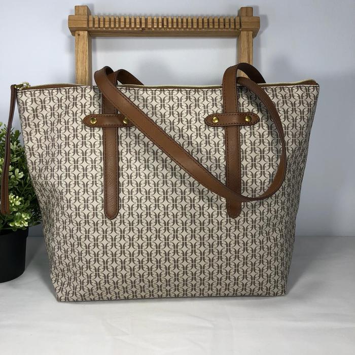 Fossil Felicity Tote Taupe/Tan