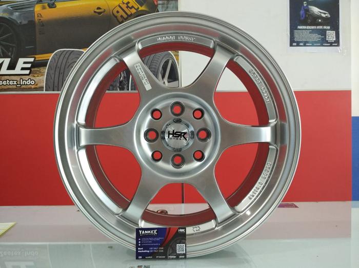 velg mobil racing YUZAWA HSR r16x7 H8X100-114,3 ET38 HS jazz livina