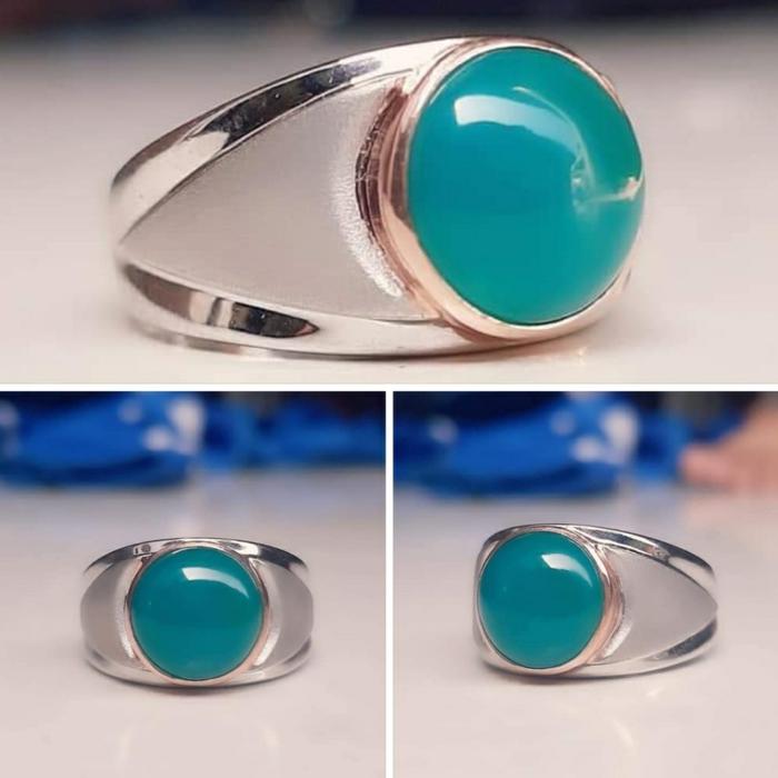 Emban Akik Ring Cincin Ikat Batu Permata Kualitas Tempa Handmade Super Ring Model Custom Sesuai Sel