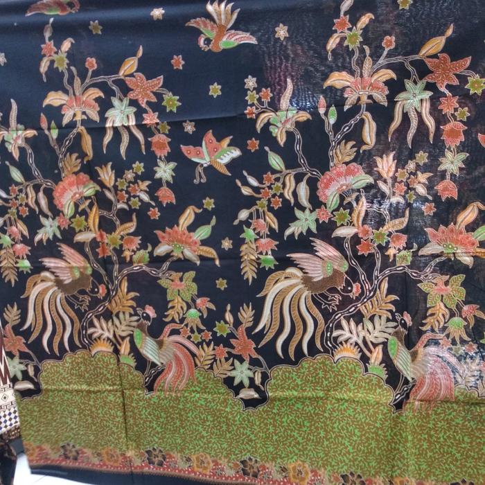 Kain Katun Batik kota solo motif Burung emprit