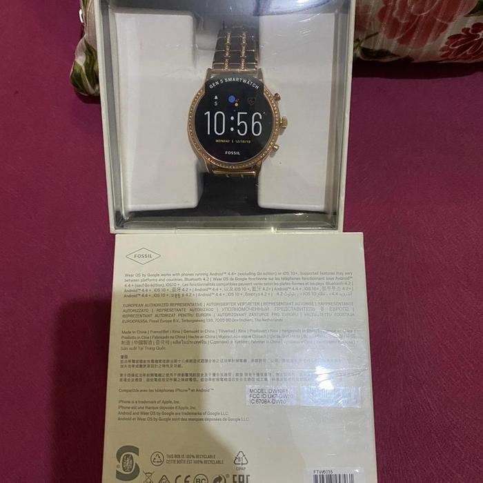 fossil smartwatch gen 5 rosegold blink