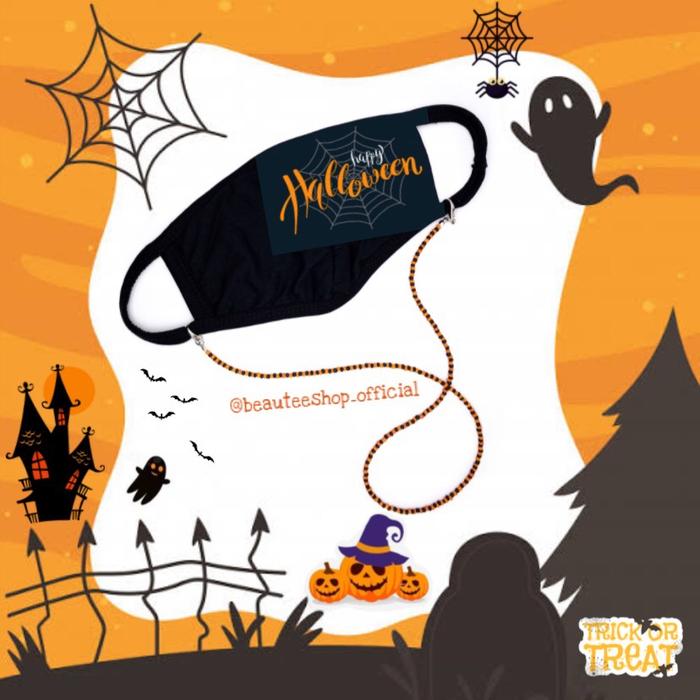Kalung Masker / Gantungan Masker / Mask Strap / Tali Masker HALLOWEEN