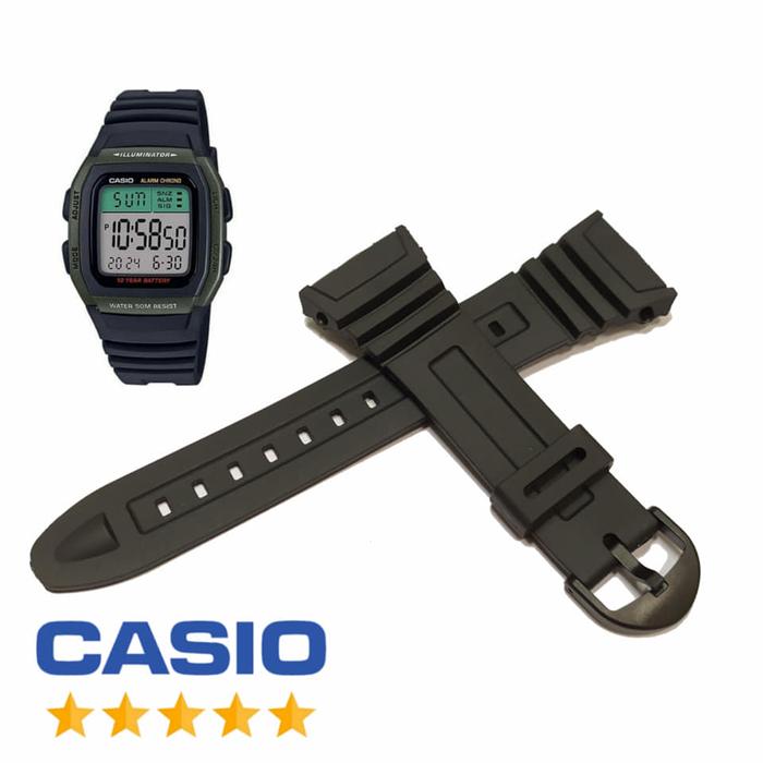 STRAP TALI JAM CASIO W-96H CASIO W96H CASIO W 96H REPLACEMENT OEM ORI