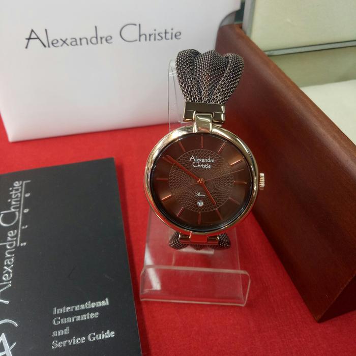 Jam Tangan Analog Wanita Alexandre Christie Ac 2872 LD All Solid Steel