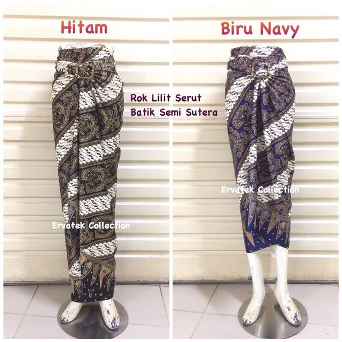 Rok Lilit Serut R017 Motif Batik / Bawahan Kebaya / Wrap Skirt