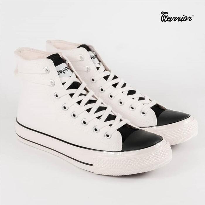 sepatu warrior tinggi putih original Poseidon/SEPATU WARRIOR TINGGI