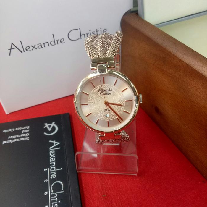 Jam Tangan Analog Wanita Alexandre Chriatie Ac 2872 LD All Steel