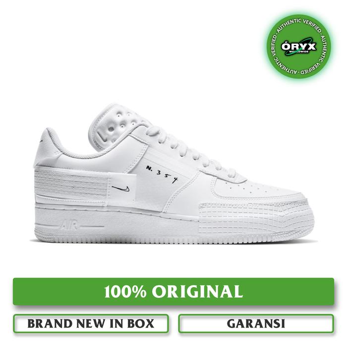 Nike Air Force 1 Type N 354 Triple White / Black