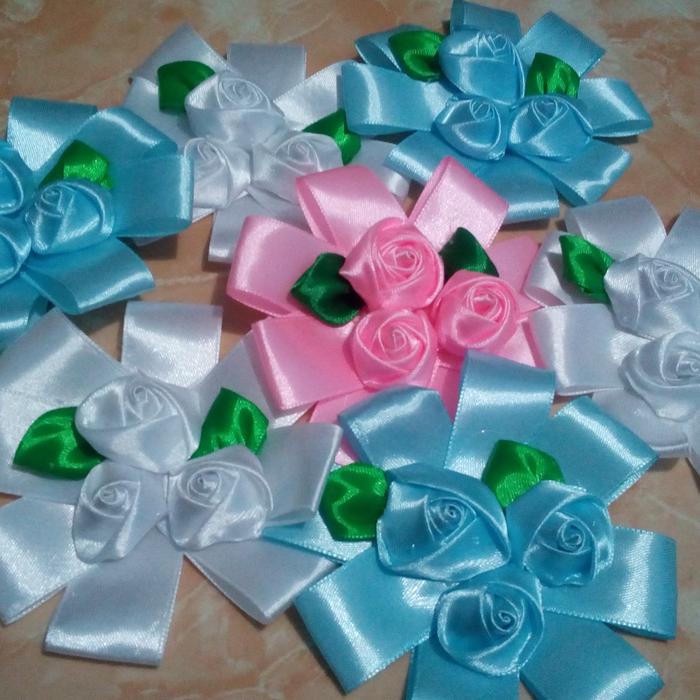 Bros Rosebud deret daun Panitia Hiasan Parcel seserahan
