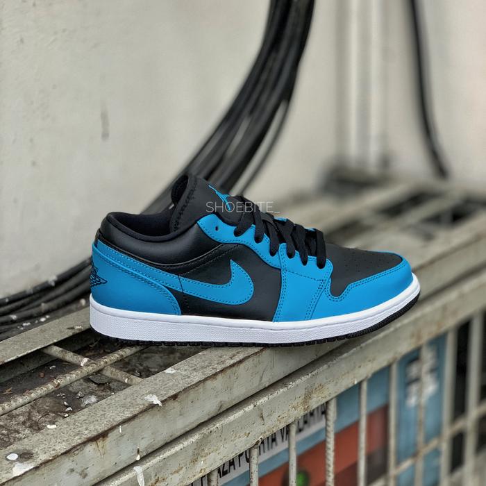 NIKE AIR JORDAN 1 LOW BLACK LASER ORANGE