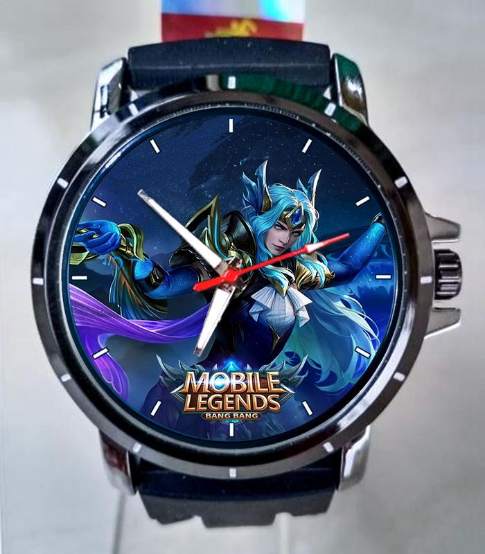 SPESIALIS Jam Tangan Pria Custom Gambar Lancelot Zodiac Skin