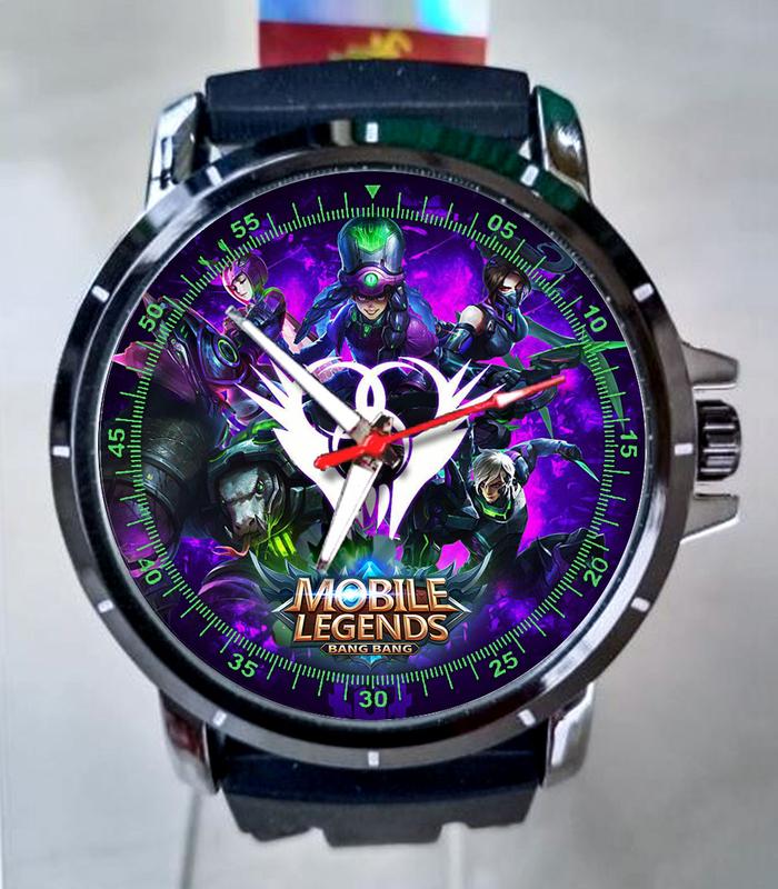 SPESIALIS Jam Tangan Pria Custom Gambar MOBILE LEGENDS VENOM SQUAD