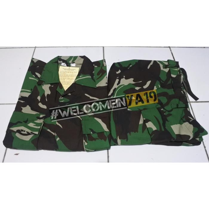 Baju Setelan PDL TNI Loreng Malvinas SRItex (Produksi)