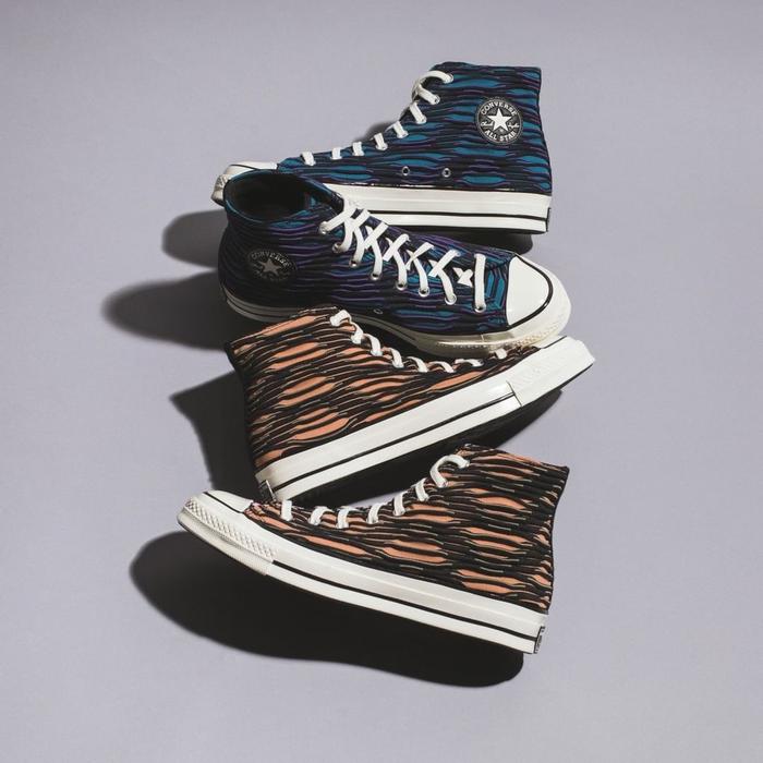 Converse Chuck 70 Hi Vibrant Knit “Lavendar Frost & Ocean Blue"