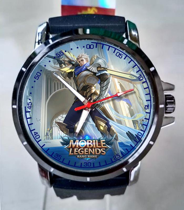 Jam Tangan Pria Custom Gambar ALUCARD Lightborn STRIKER Keren
